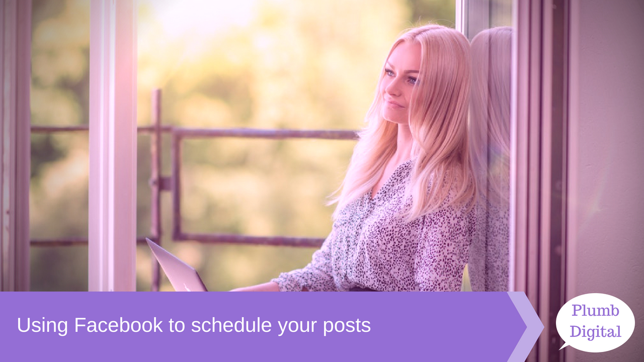 Using Facebook to schedule your posts