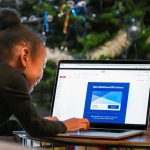 Young girl online