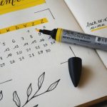 Bullet journal for planning