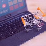 Shopping trolley for online shopping