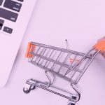 tiny shopping trolley for facebook ads