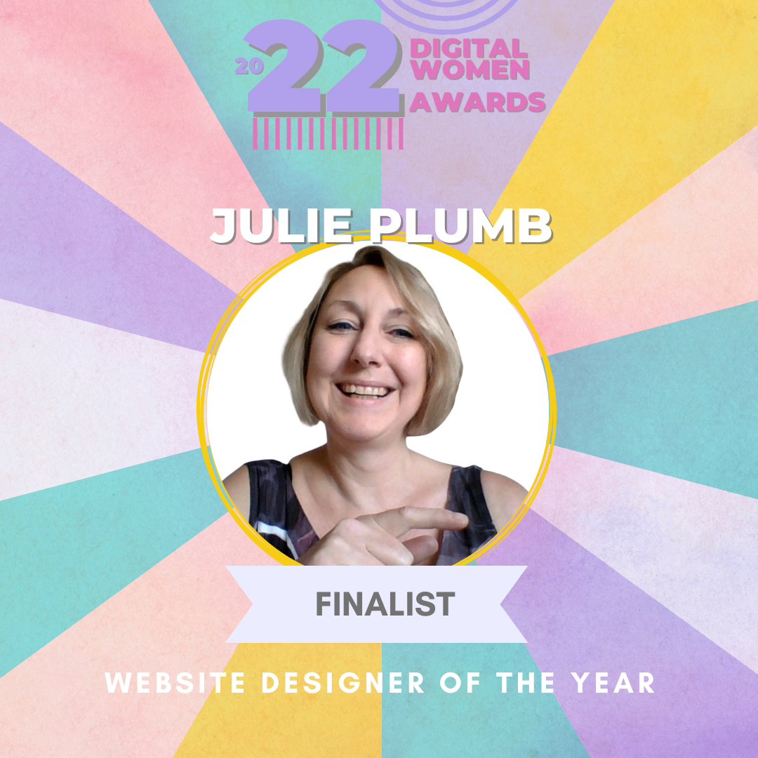 Julie Plumb Web Designer of the Year finalist